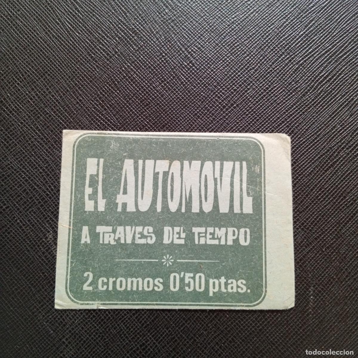 Coleccionismo Cromos antiguos: EL AUTOMOVIL A TRAVES DEL TIEMPO RAKER CROMO - SOBRE SIN ABRIR
