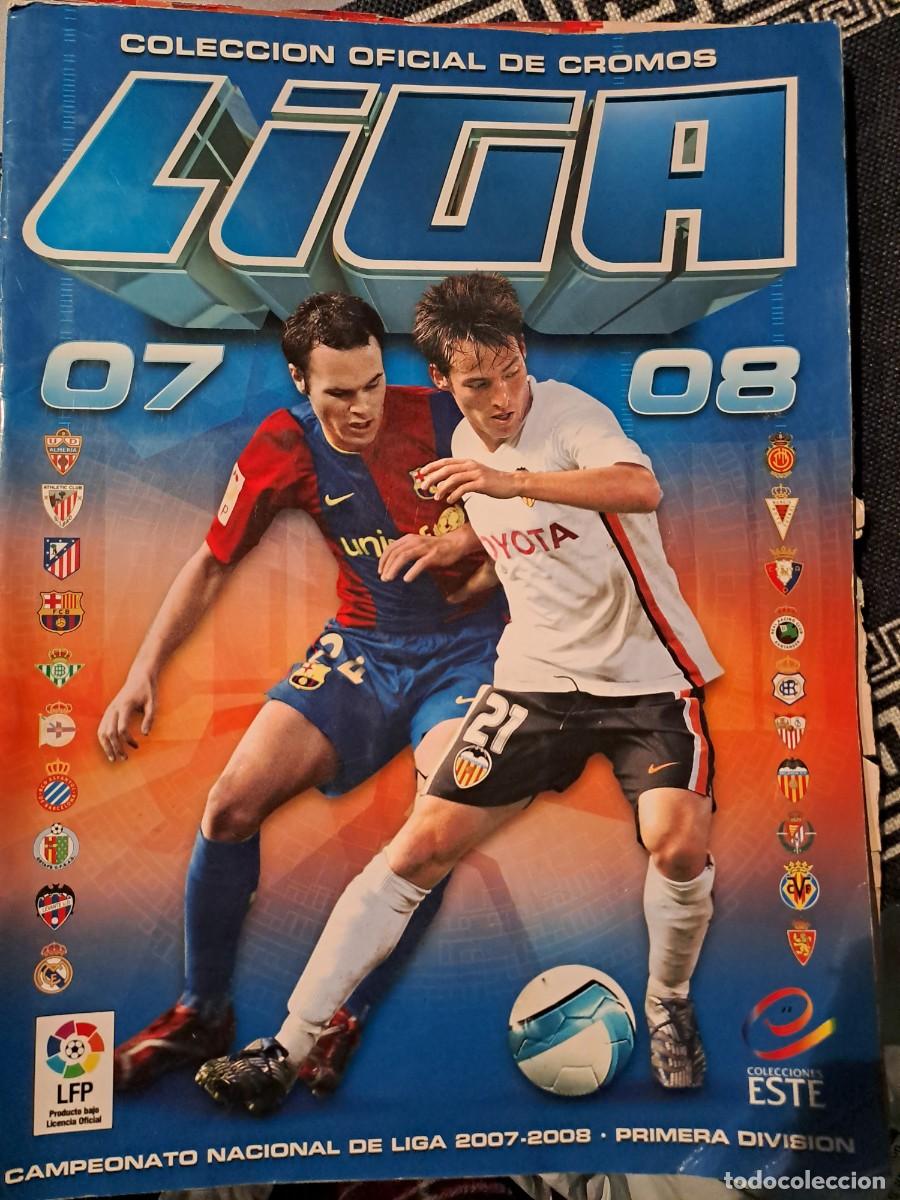 Coleccionismo Cromos antiguos: ALBUM COLECCION OFICIAL DE CROMOS ESTE PANINI LIGA 2007 2009 07 08