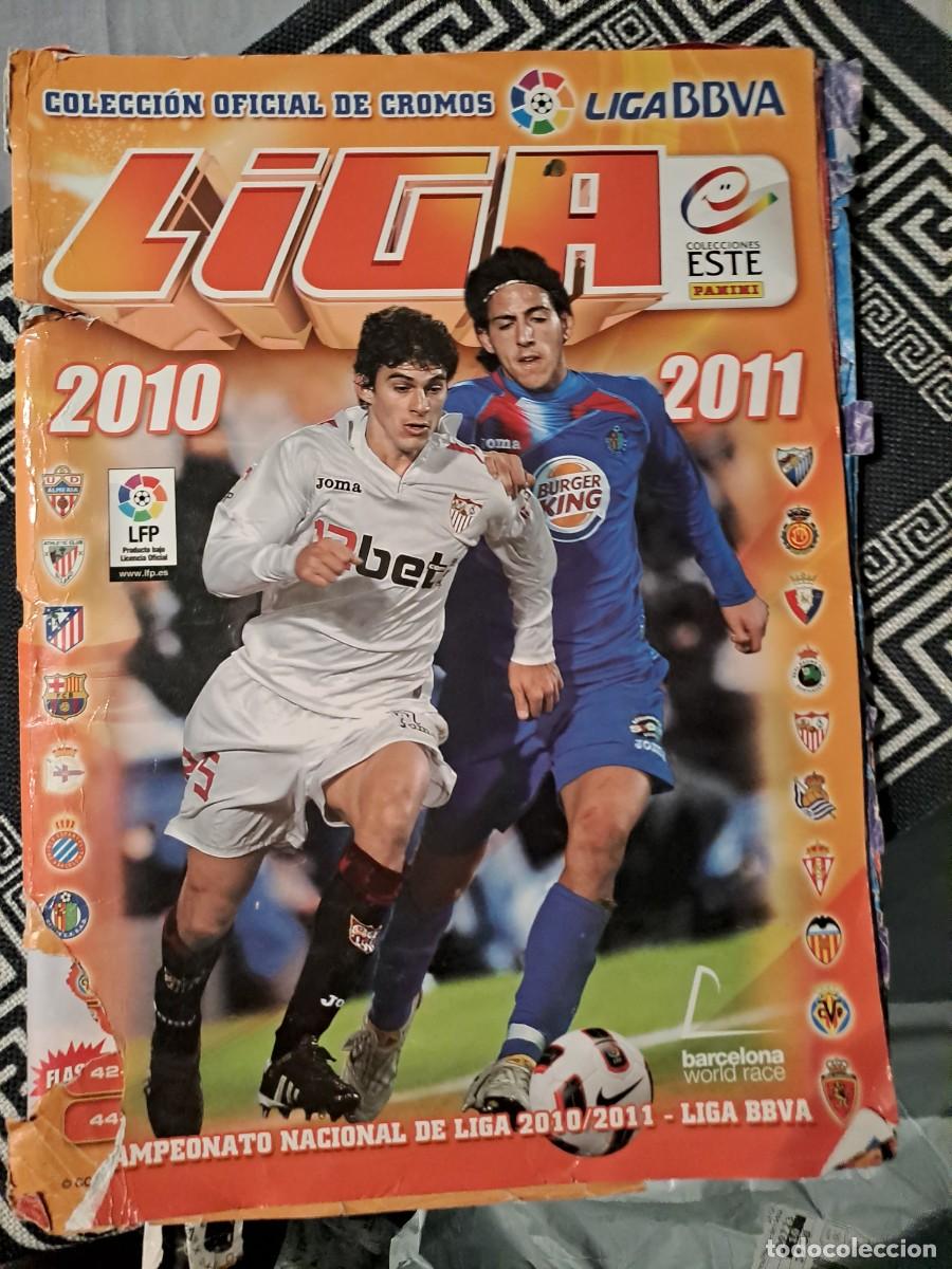 Coleccionismo Cromos antiguos: ALBUM COLECCION OFICIAL DE CROMOS ESTE PANINI LIGA 2010 2011 10 11