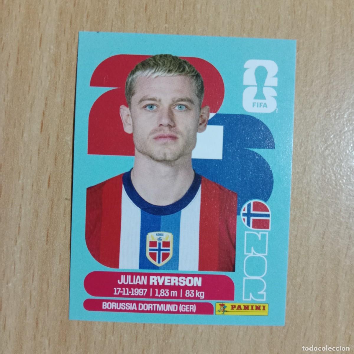 Coleccionismo Cromos antiguos: JULIAN RYERSON, NORUEGA, STICKER CROMO N&ordm; NOR 3, FIFA WORLD CUP 2026 - PANINI - A&Ntilde;O 2026.