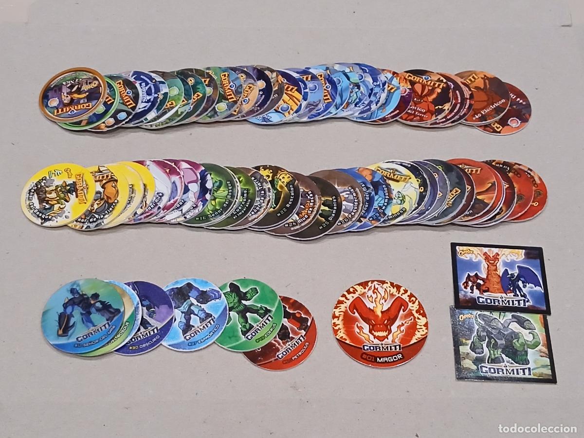Coleccionismo Cromos antiguos: Lote Premium. Cheetos Gormiti tazos y pegatinas 2008, 2010 y 2011