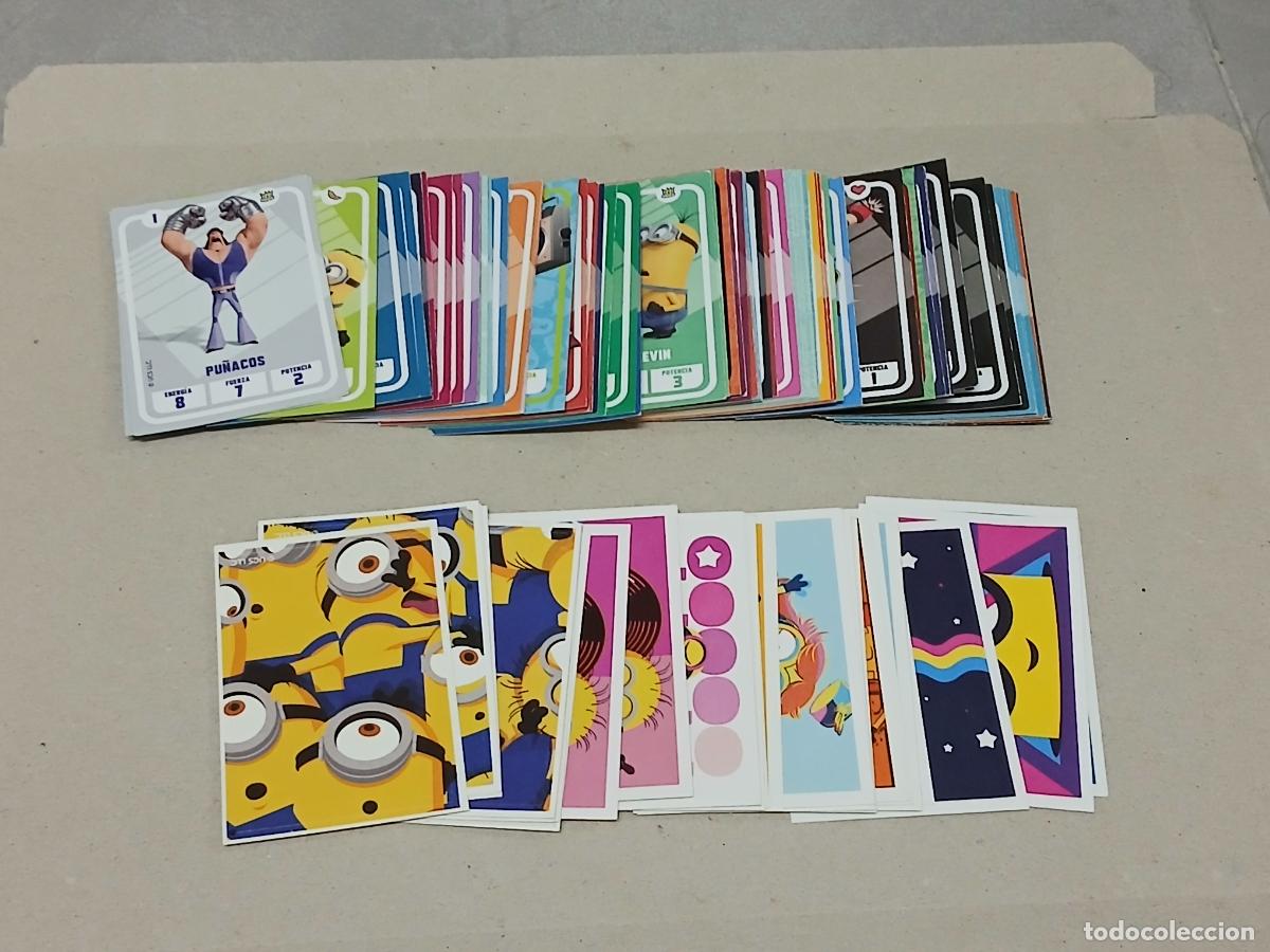 Colecionismo Cromos antigos: Lote Minions. Carrefour Nace un villano, 68 cromos diferentes