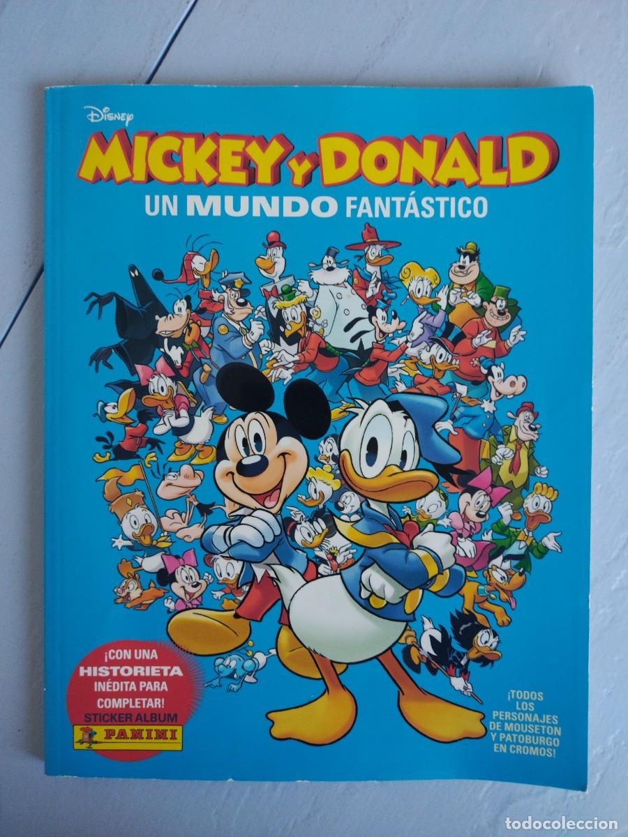 Coleccionismo Cromos antiguos: ALBUM MICKEY Y DONALD. UN MUNDO FANT&Aacute;STICO. Panini