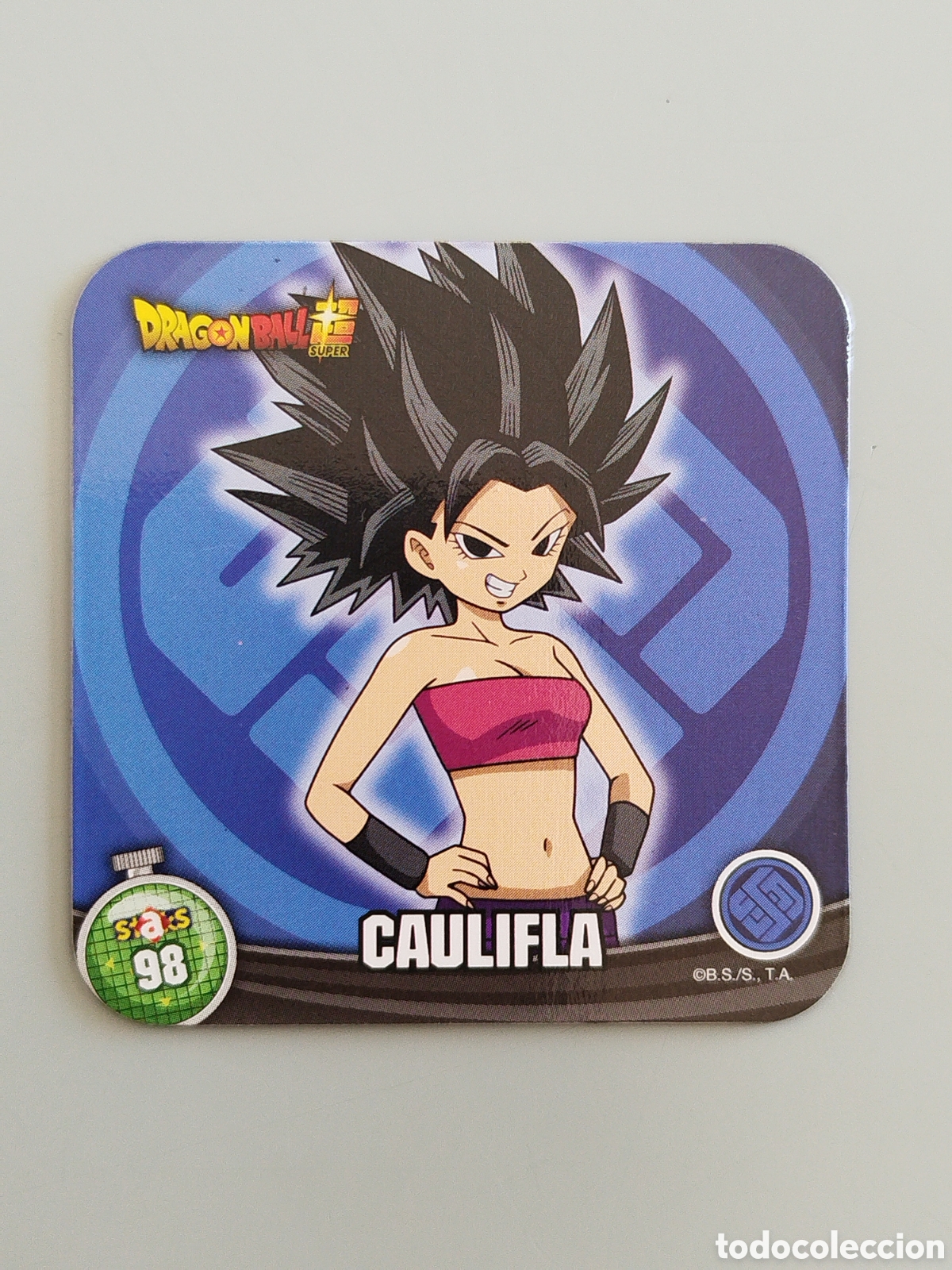 Coleccionismo Cromos antiguos: STAKS DRAGON BALL Z - CAULIFLA - N&ordm; 098 / 98 - PANINI - IMAN (N7B1)