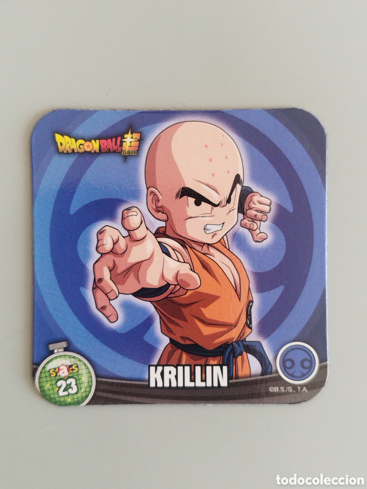 Coleccionismo Cromos antiguos: STAKS DRAGON BALL Z - KRILLIN - N&ordm; 023 / 23 - PANINI - IMAN (N7B1)