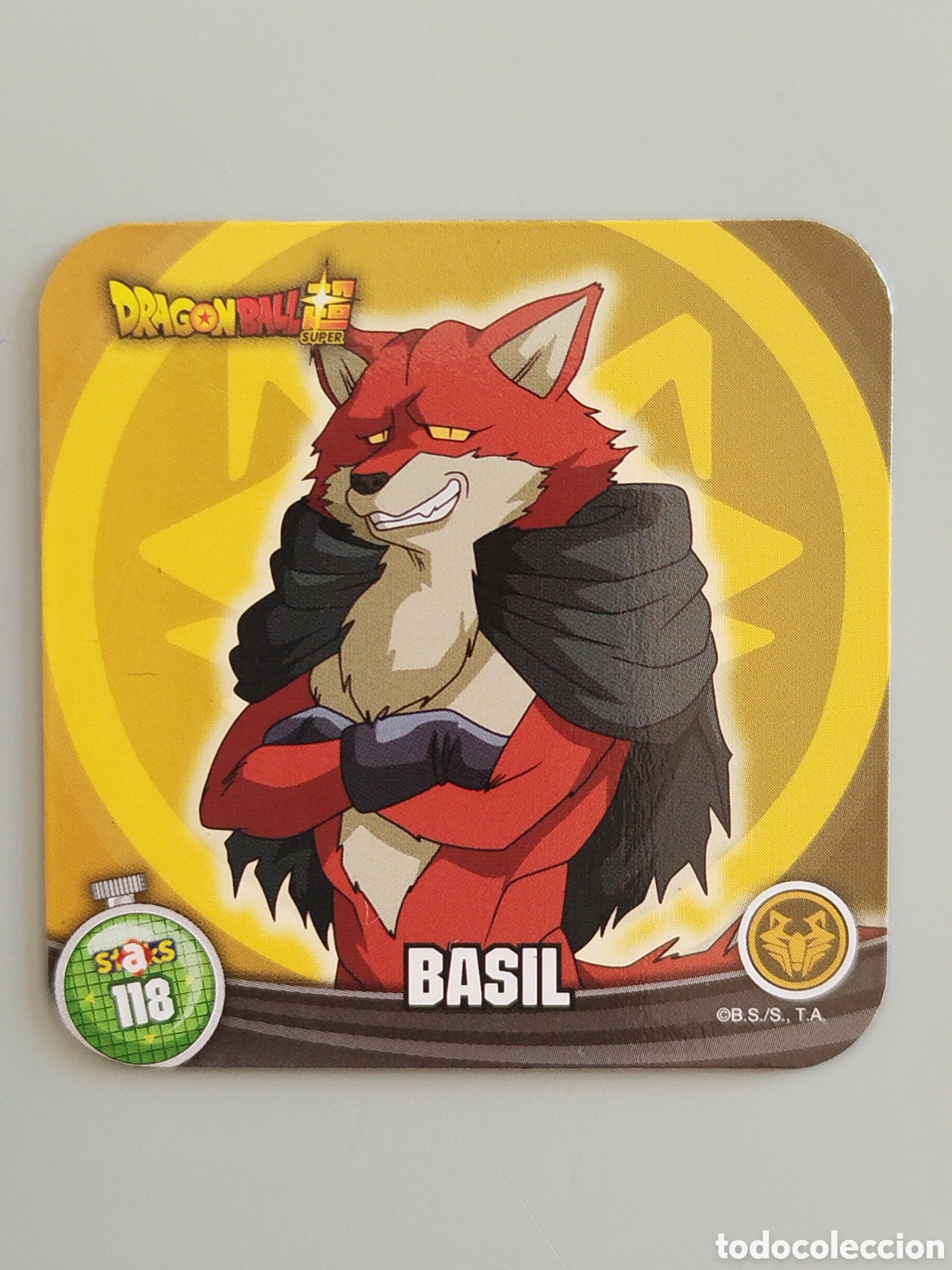 Coleccionismo Cromos antiguos: STAKS DRAGON BALL Z - BASIL - N&ordm; 118 / 118 - PANINI - IMAN (N7B1)