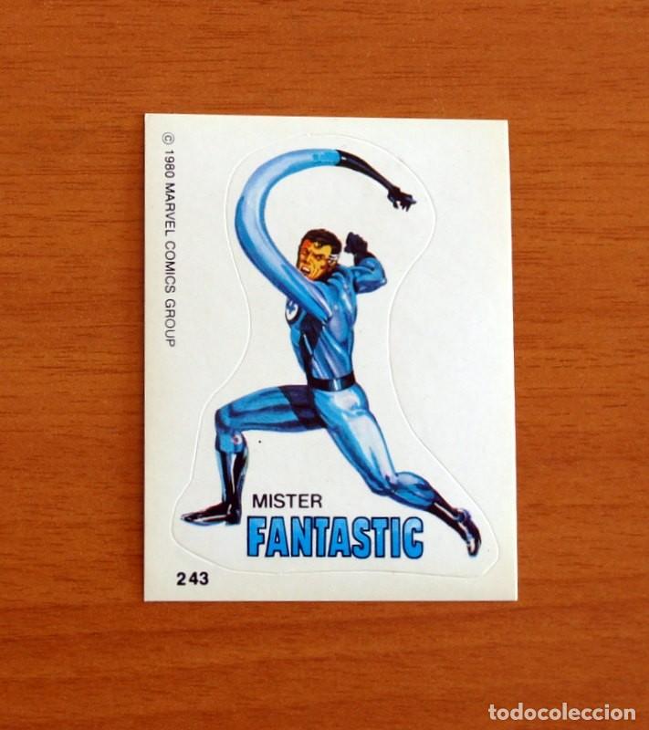 Coleccionismo Cromos antiguos: Superh&eacute;roes - N&ordm; 243 Mister Fantastic - Marvel 1980 Comics Group- Chocolates Terrabusi -Nunca pegado