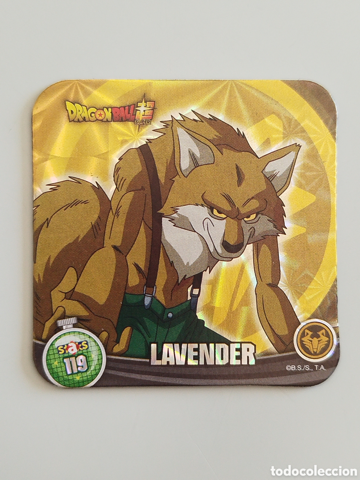 Coleccionismo Cromos antiguos: STAKS DRAGON BALL Z - LAVENDER - N&ordm; 119 / 119 - PANINI - IMAN (N7B1)