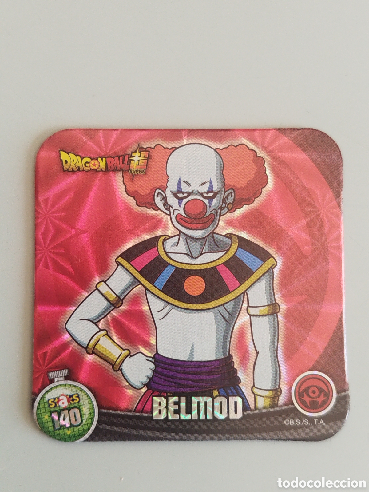 Coleccionismo Cromos antiguos: STAKS DRAGON BALL Z - BELMOD - N&ordm; 140 / 140 - PANINI - IMAN (N7B1)