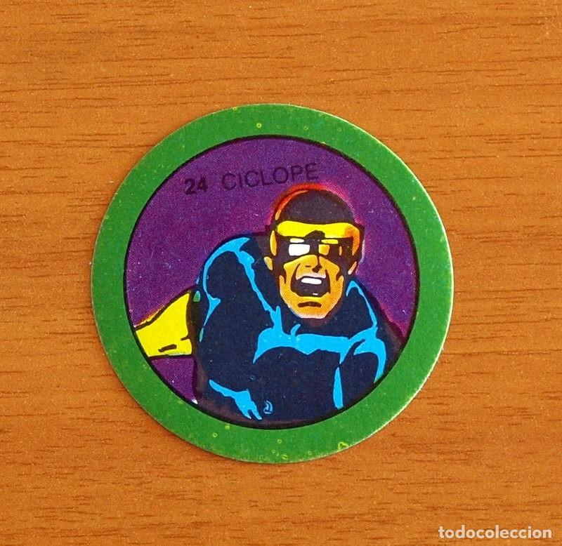 Coleccionismo Cromos antiguos: Superh&eacute;roes - N&ordm; 24 Ciclope - Marvel 1980 Comics Group - Chocolates Terrabusi - Nunca pegado