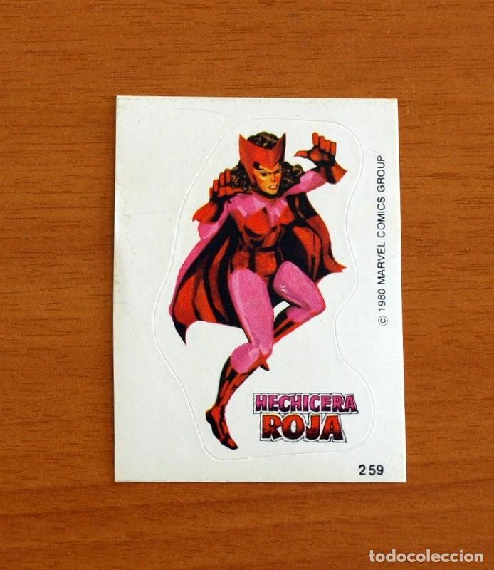 Coleccionismo Cromos antiguos: Superh&eacute;roes - N&ordm; 259 Hechicera Roja - Marvel 1980 Comics Group - Chocolates Terrabusi - Nunca pegado