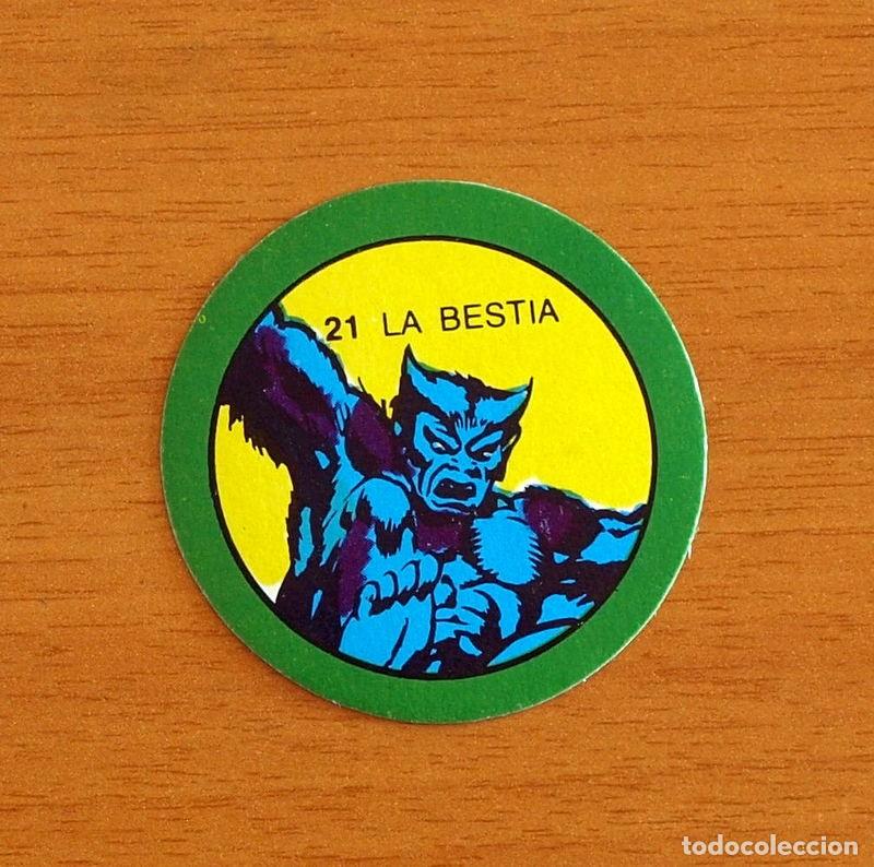 Coleccionismo Cromos antiguos: Superh&eacute;roes - N&ordm; 21 La Bestia - Marvel Comics Group 1980 - Chocolates Terrabusi - Nunca pegado