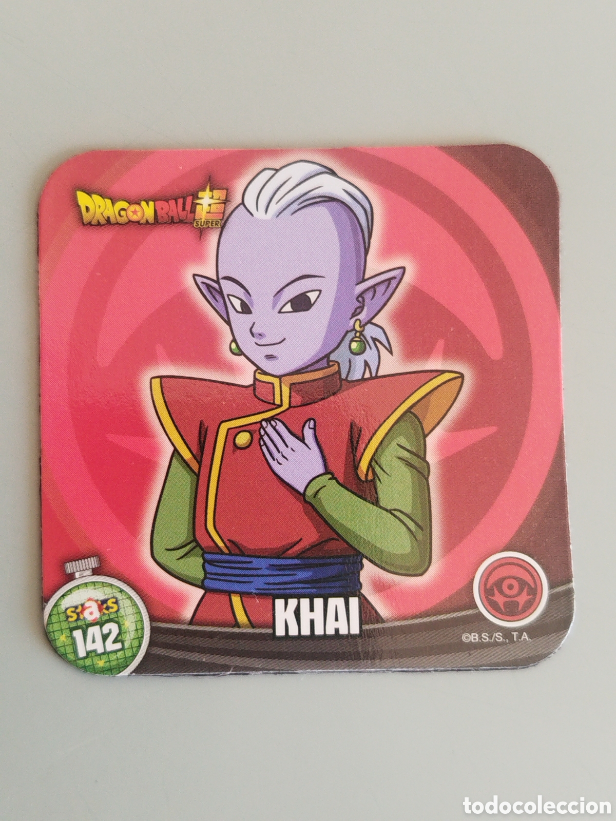 Coleccionismo Cromos antiguos: STAKS DRAGON BALL Z - KHAI - N&ordm; 142 / 142 - PANINI - IMAN (N7B1)