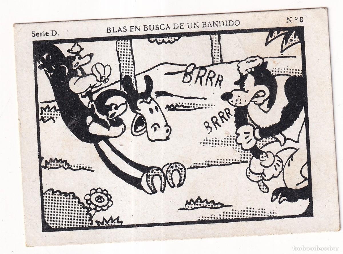 Collezionismo Figurine antiche: BLAS EN BUSCA DE UN BANDIDO SERIE D CROMO N&ordm; 8. (CHOCOLATES JUNCOSA)