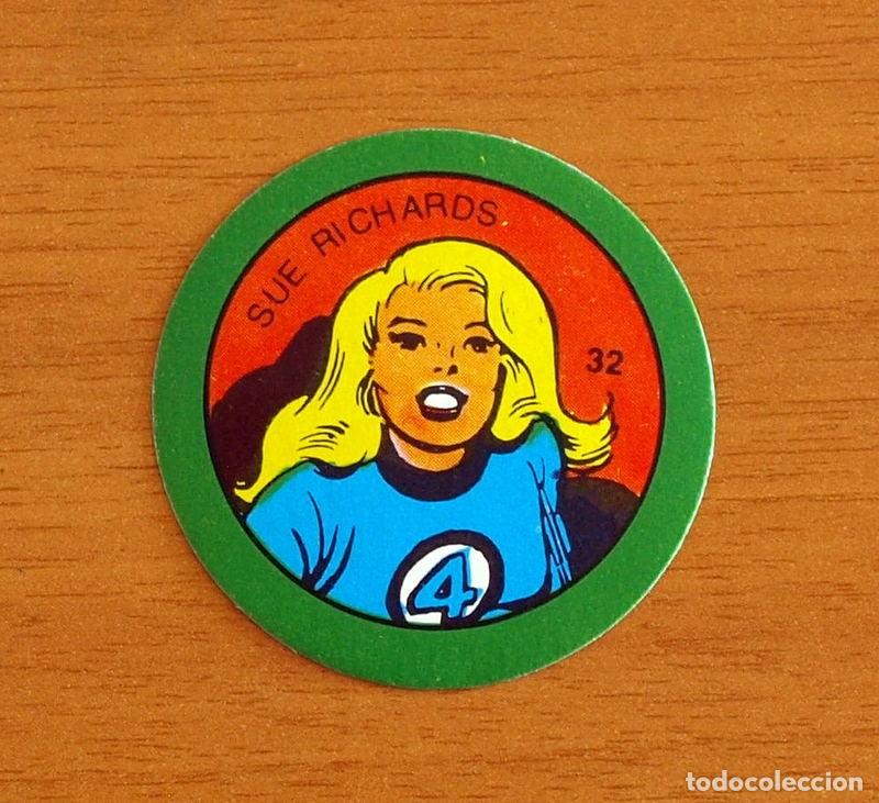 Coleccionismo Cromos antiguos: Superh&eacute;roes - N&ordm; 32 Sue Richards - Marvel 1980 Comics Group - Chocolates Terrabusi - Nunca pegado