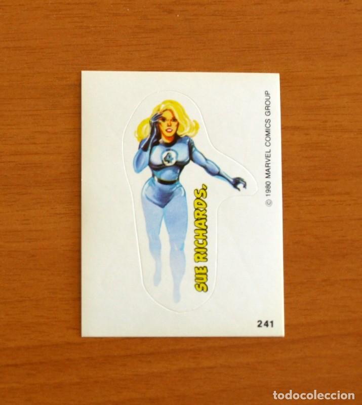 Coleccionismo Cromos antiguos: Superh&eacute;roes - N&ordm; 241 Sue Richards - Marvel 1980 Comics Group - Chocolates Terrabusi - Nunca pegado