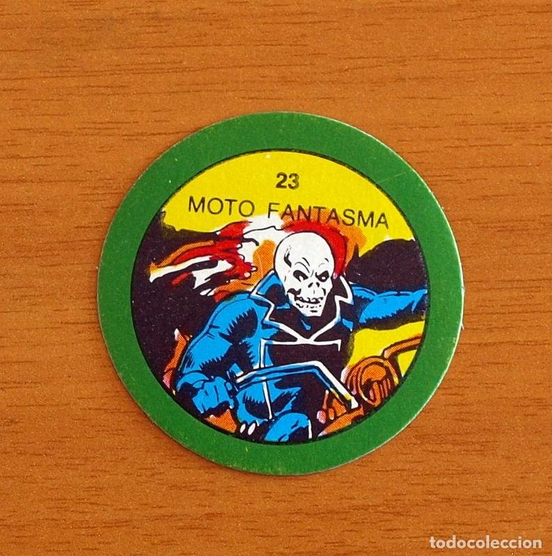 Coleccionismo Cromos antiguos: Superh&eacute;roes - N&ordm; 23 Moto Fantasma - Marvel 1980 Comics Group - Chocolates Terrabusi - Nunca pegado