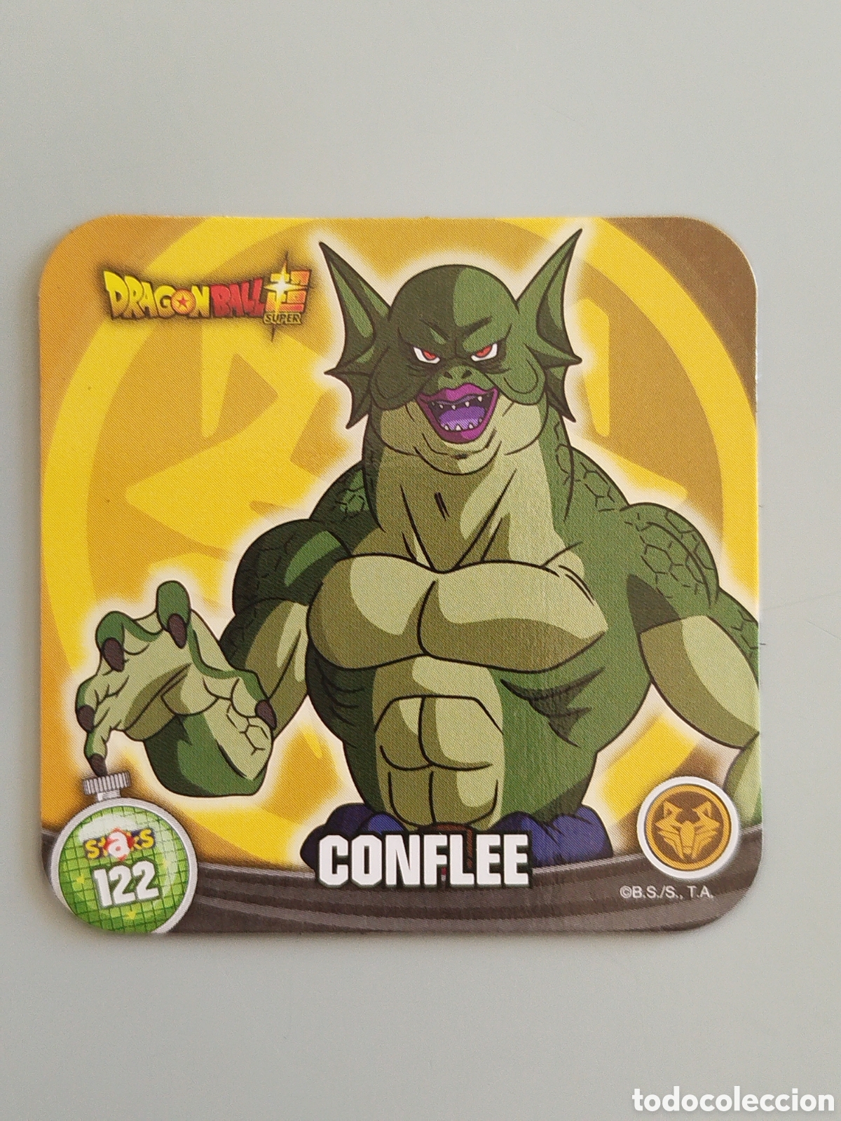 Coleccionismo Cromos antiguos: STAKS DRAGON BALL Z - CONFLEE - N&ordm; 122 / 122 - PANINI - IMAN (N7B1)