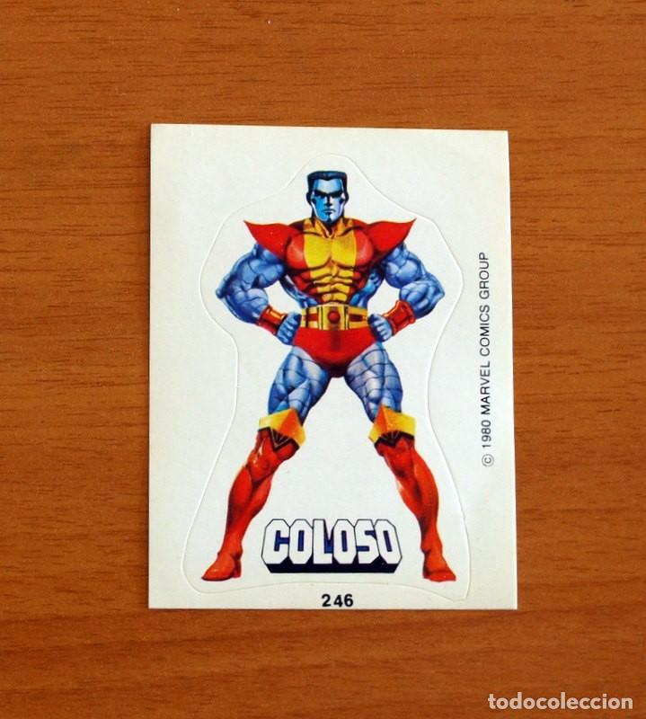 Coleccionismo Cromos antiguos: Superh&eacute;roes - N&ordm; 246 Coloso - Marvel 1980 Comics Group - Chocolates Terrabusi - Nunca pegado