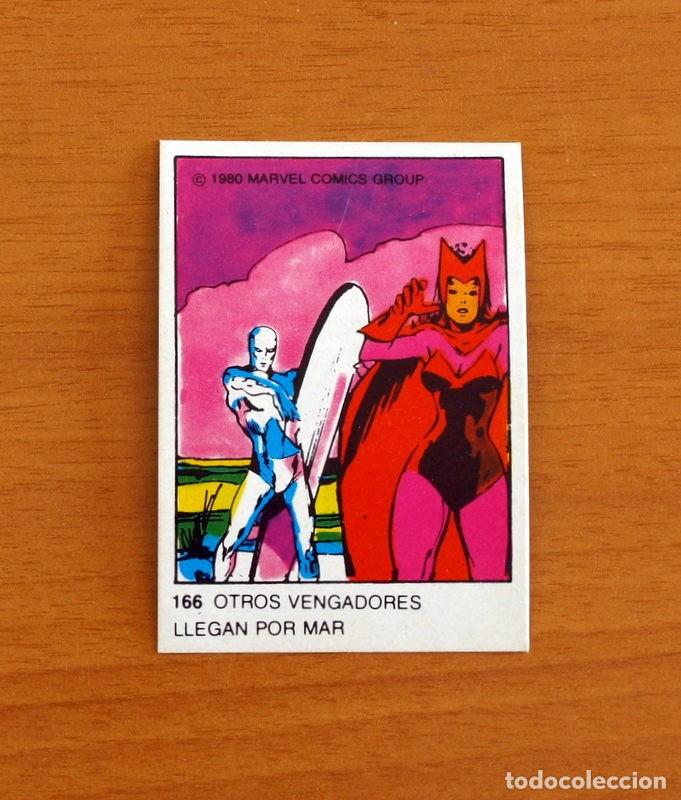 Coleccionismo Cromos antiguos: Superh&eacute;roes - N&ordm; 166 Vengadores - Marvel 1980 Comics Group - Chocolates Terrabusi - Nunca pegado