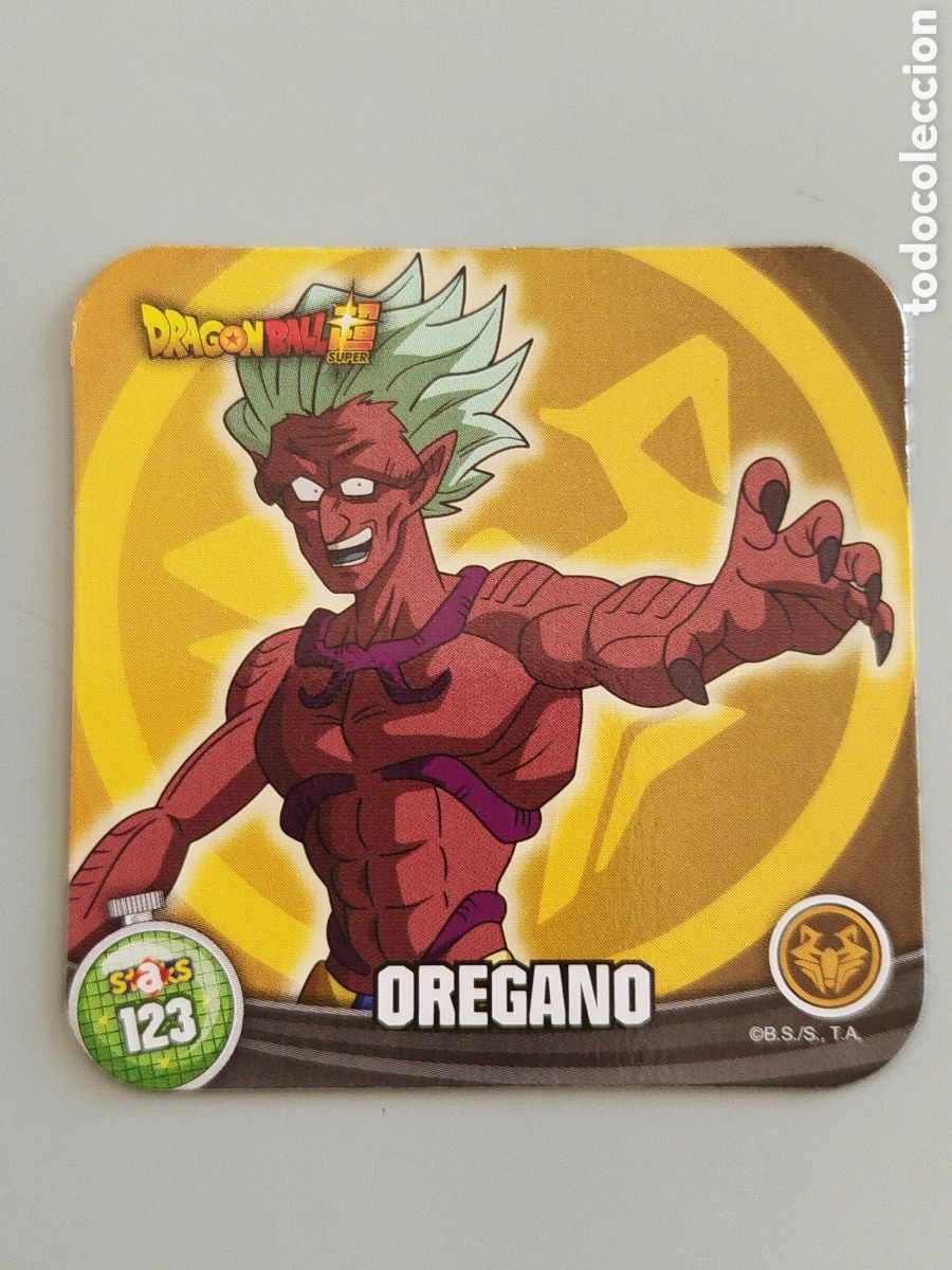 Coleccionismo Cromos antiguos: STAKS DRAGON BALL Z - OREGANO - N&ordm; 123 / 123 - PANINI - IMAN (N7B1)