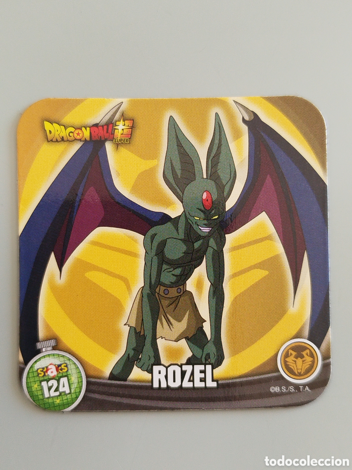 Coleccionismo Cromos antiguos: STAKS DRAGON BALL Z - ROZEL - N&ordm; 124 / 124 - PANINI - IMAN (N7B1)