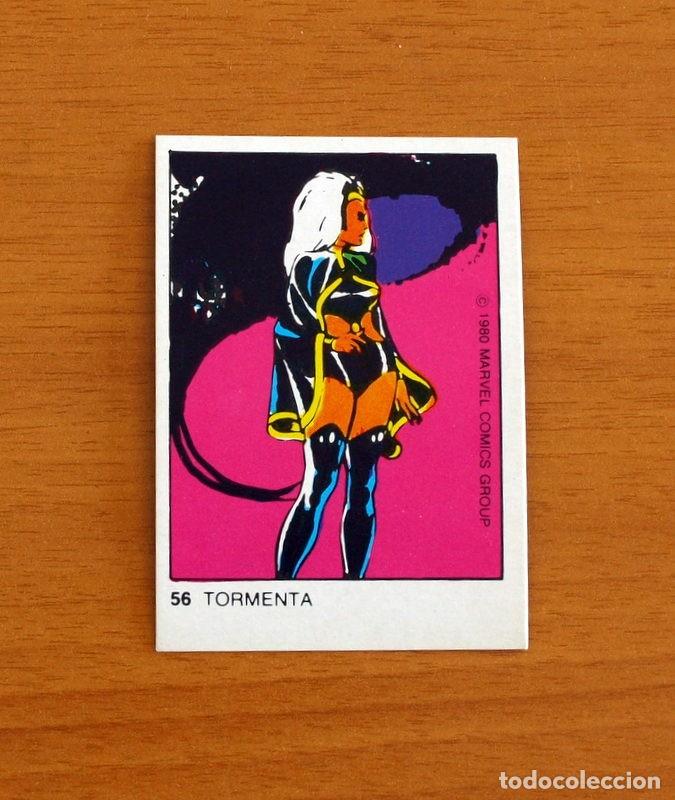 Coleccionismo Cromos antiguos: Superh&eacute;roes - N&ordm; 56, Tormenta - Marvel 1980 Comics Group - Chocolates Terrabusi - Nunca Pegado