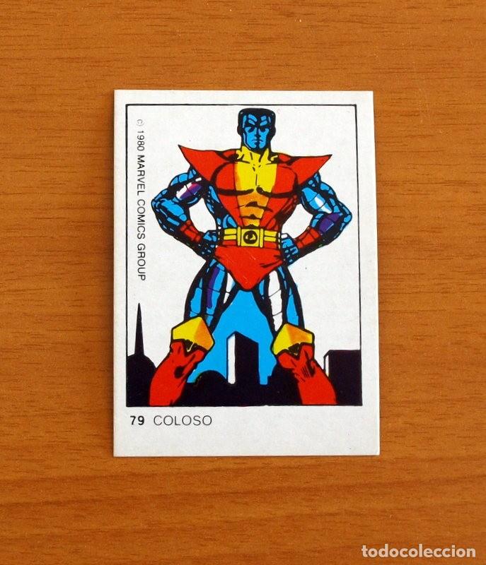 Coleccionismo Cromos antiguos: Superh&eacute;roes - N&ordm; 79, Coloso - Marvel 1980 Comics Group - Chocolates Terrabusi - Nunca Pegado