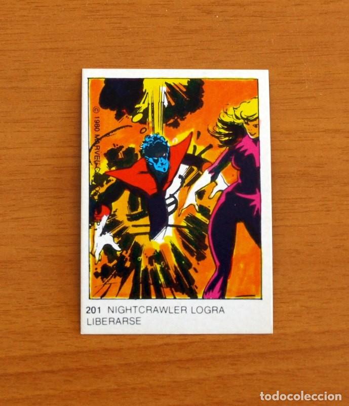 Coleccionismo Cromos antiguos: Superh&eacute;roes - N&ordm; 201 Nightcrawler - Marvel 1980 Comics Group - Chocolates Terrabusi - Nunca Pegado