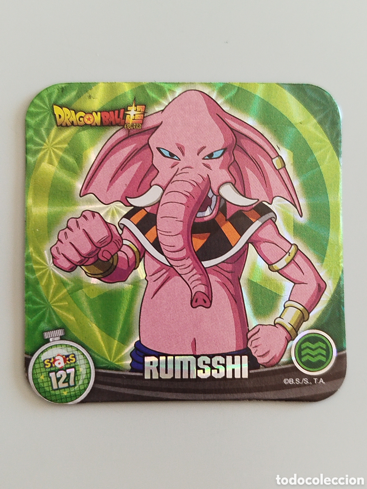 Coleccionismo Cromos antiguos: STAKS DRAGON BALL Z - RUMSSHI - N&ordm; 127 / 127 - PANINI - IMAN (N7B1)