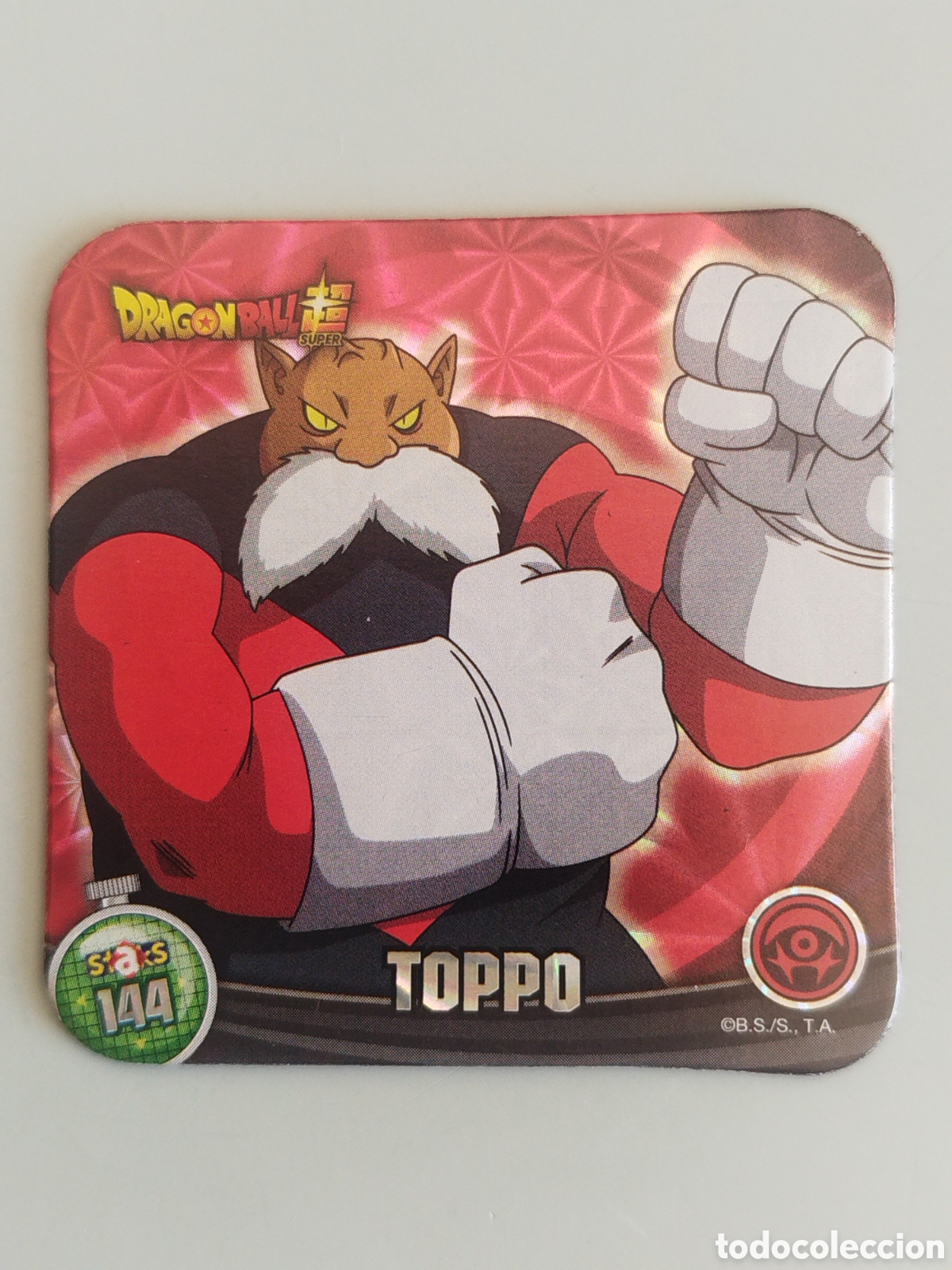 Coleccionismo Cromos antiguos: STAKS DRAGON BALL Z - TOPPO - N&ordm; 144 / 144 - PANINI - IMAN (N7B1)