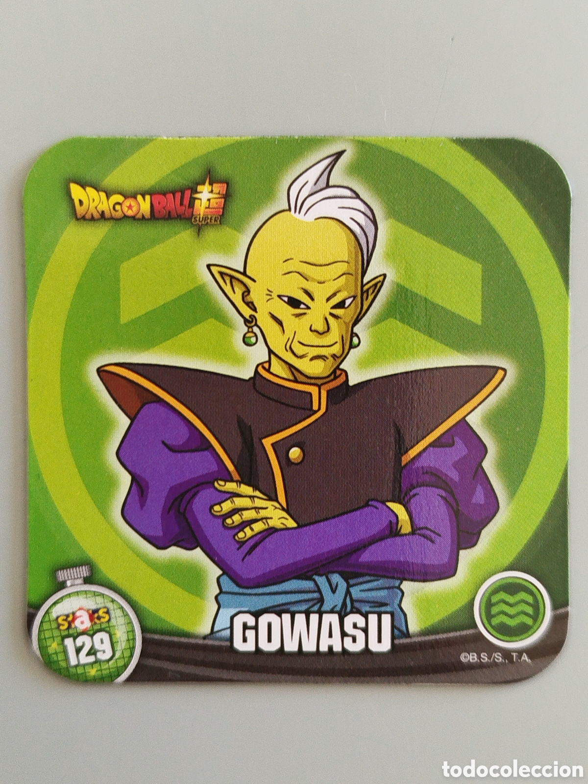 Coleccionismo Cromos antiguos: STAKS DRAGON BALL Z - GOWASU - N&ordm; 129 / 129 - PANINI - IMAN (N7B1)