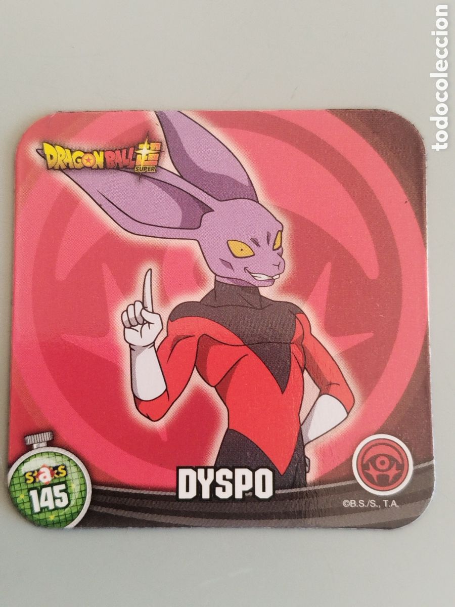 Coleccionismo Cromos antiguos: STAKS DRAGON BALL Z - DYSPO - N&ordm; 145 / 145 - PANINI - IMAN (N7B1)