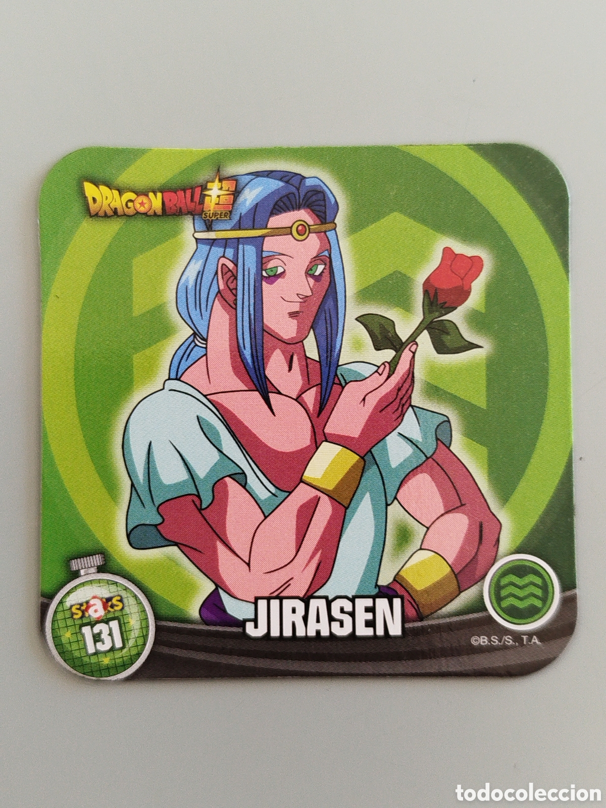 Coleccionismo Cromos antiguos: STAKS DRAGON BALL Z - JIRASEN - N&ordm; 131 / 131 - PANINI - IMAN (N7B1)