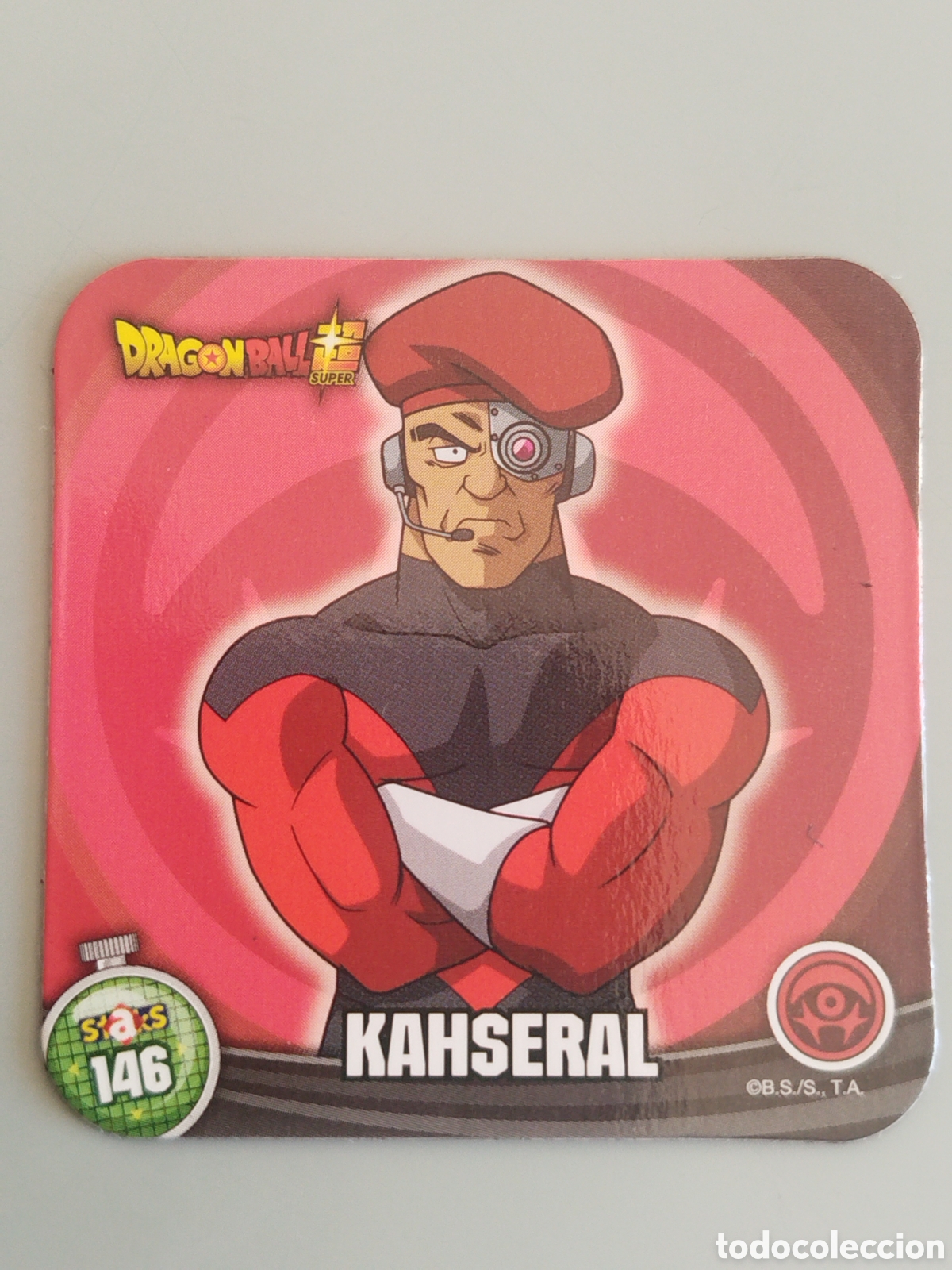Coleccionismo Cromos antiguos: STAKS DRAGON BALL Z - KAHSERAL - N&ordm; 146 / 146 - PANINI - IMAN (N7B1)