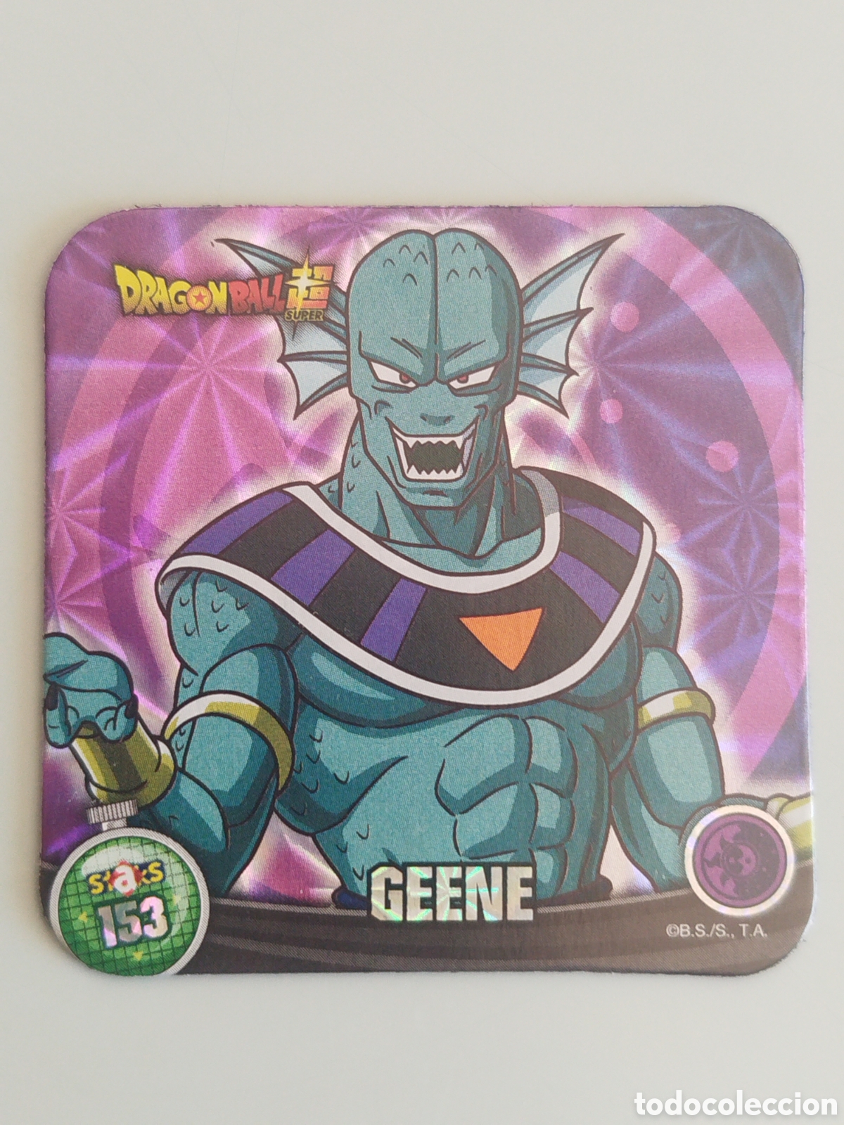 Coleccionismo Cromos antiguos: STAKS DRAGON BALL Z - GEENE - N&ordm; 153 / 153 - PANINI - IMAN (N7B1)