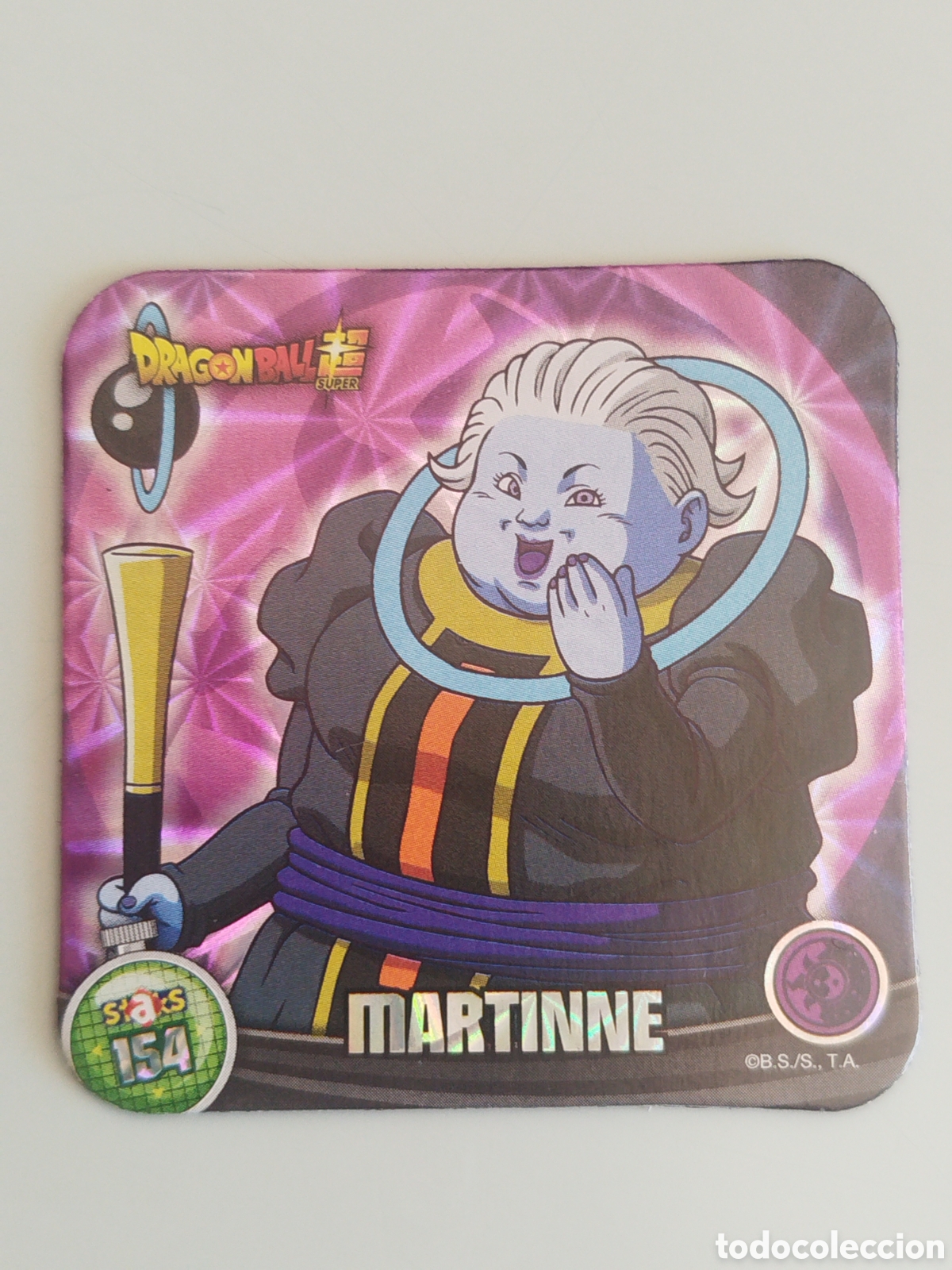 Coleccionismo Cromos antiguos: STAKS DRAGON BALL Z - MARTINNE - N&ordm; 154 / 154 - PANINI - IMAN (N7B1)