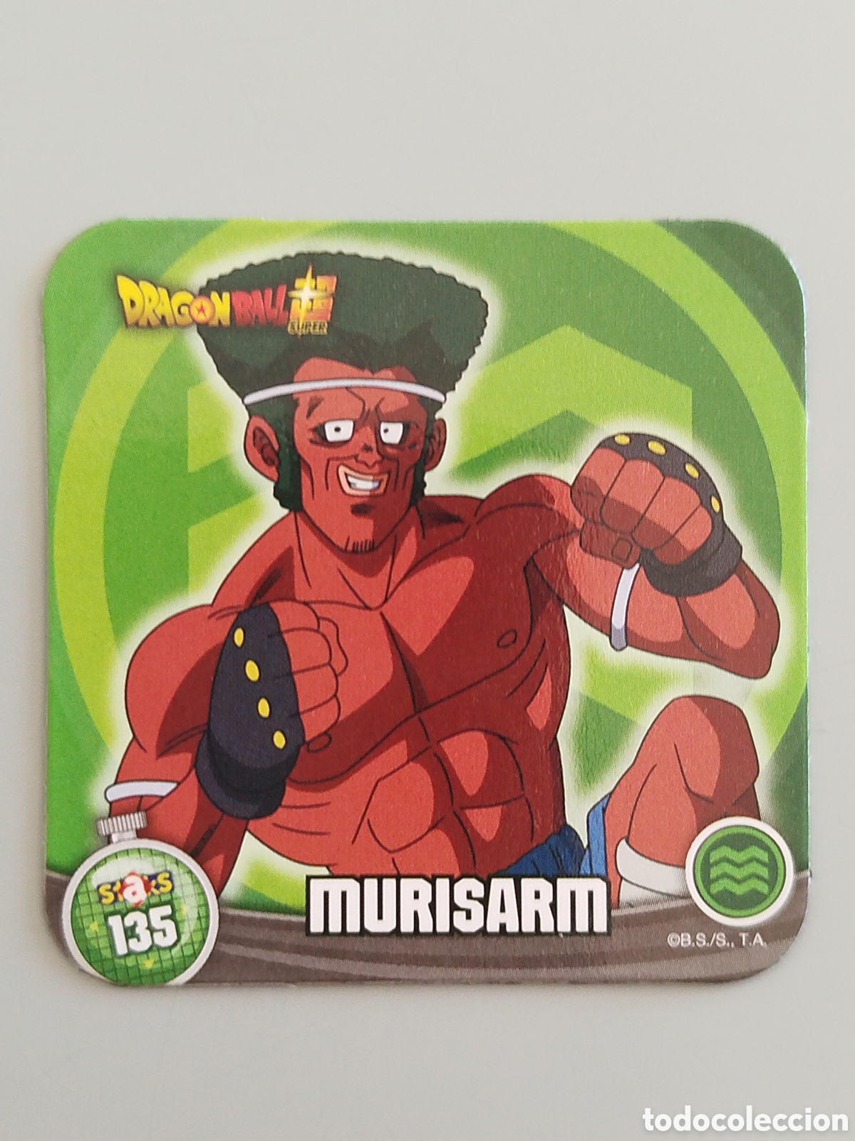 Coleccionismo Cromos antiguos: STAKS DRAGON BALL Z - MURISARM - N&ordm; 135 / 135 - PANINI - IMAN (N7B1)