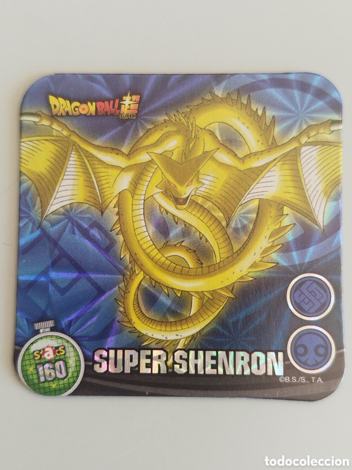 Coleccionismo Cromos antiguos: STAKS DRAGON BALL Z - SUPER SHENRON - N&ordm; 160 / 160 - PANINI - IMAN (N7B1)