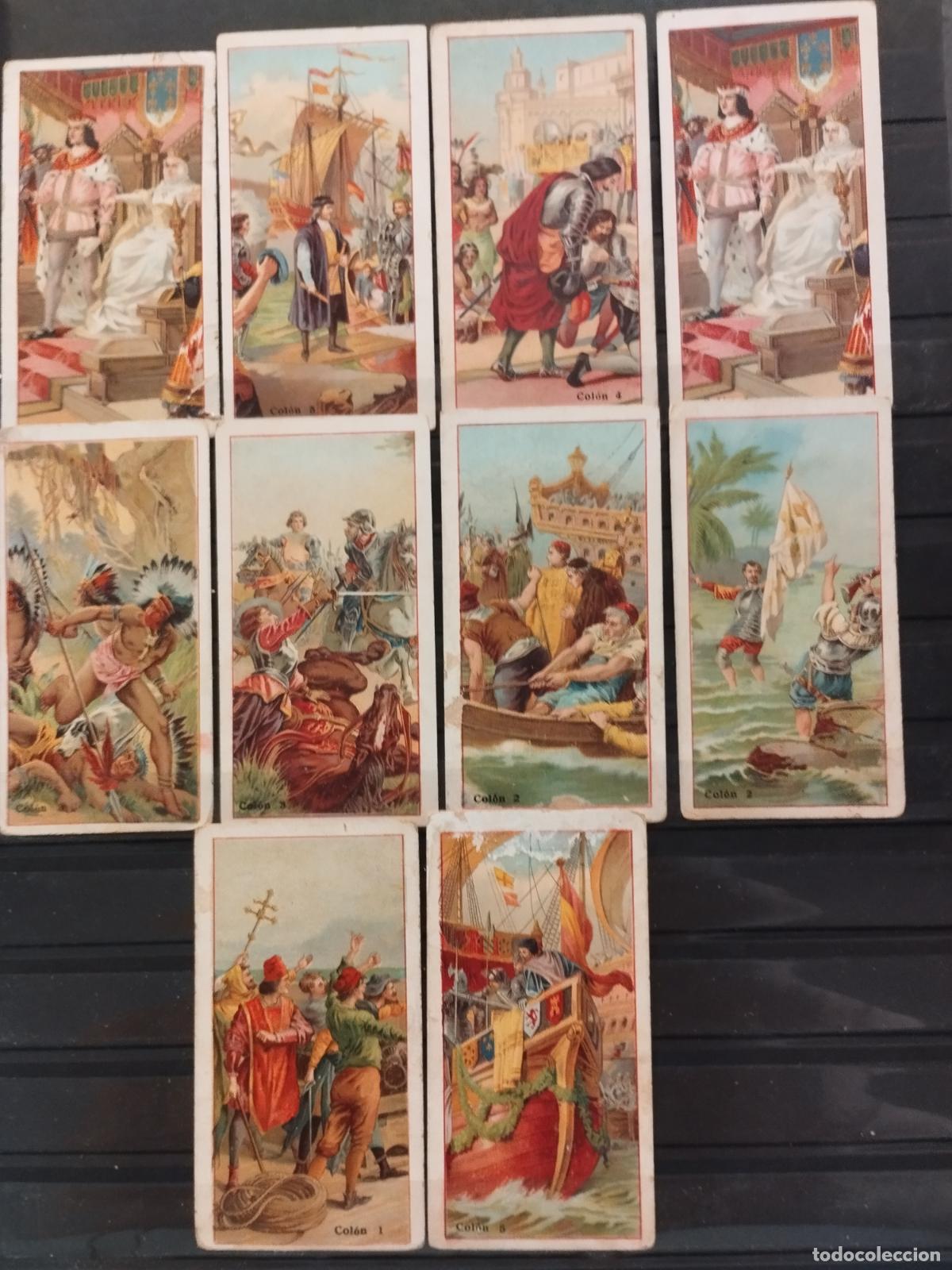 Collectionnisme Cartes &agrave; collectionner anciennes: CHOCOLATES JUNCOSA. COLON. 10 CROMOS. DIVERSAS CALIDADES. VER FOTOS.