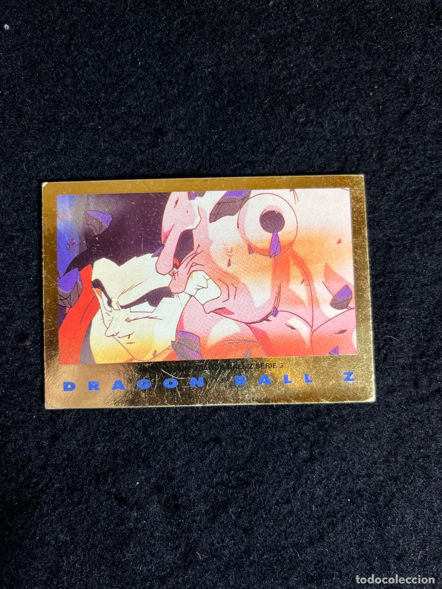 Collectable Antique Stickers: Carta Dragon Ball Z Serie 3 Oro Panini 1997 N&ordm;30 Son Gohan vs Super Boo Vintage