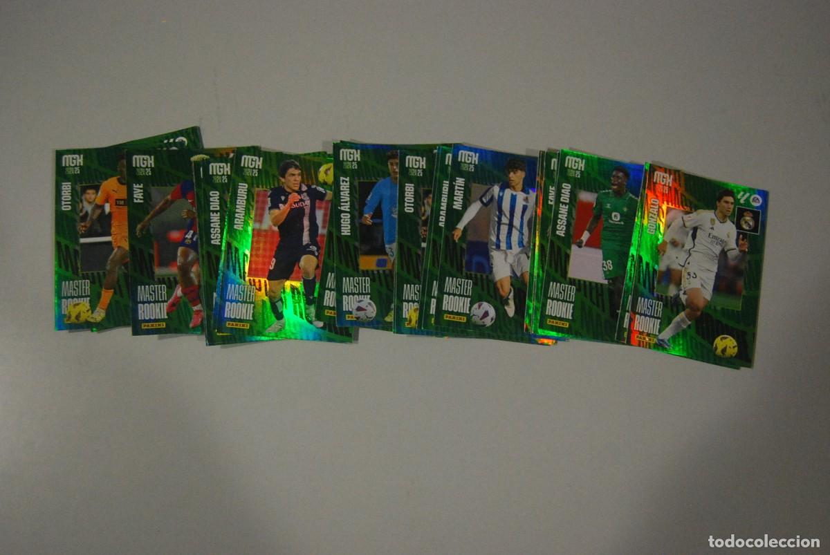 Coleccionismo Cromos antiguos: LOTE DE 27 MGK - MEGACRACKS MASTER ROOKIE 2024-2025