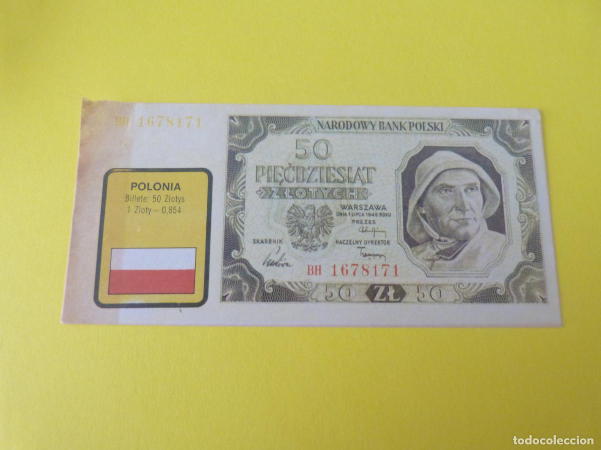 Coleccionismo Cromos antiguos: CROMO POLONIA DESPEGADO N&ordm; 184 A&Ntilde;O 1974 ALBUM BILLETES DEL MUNDO ESTE