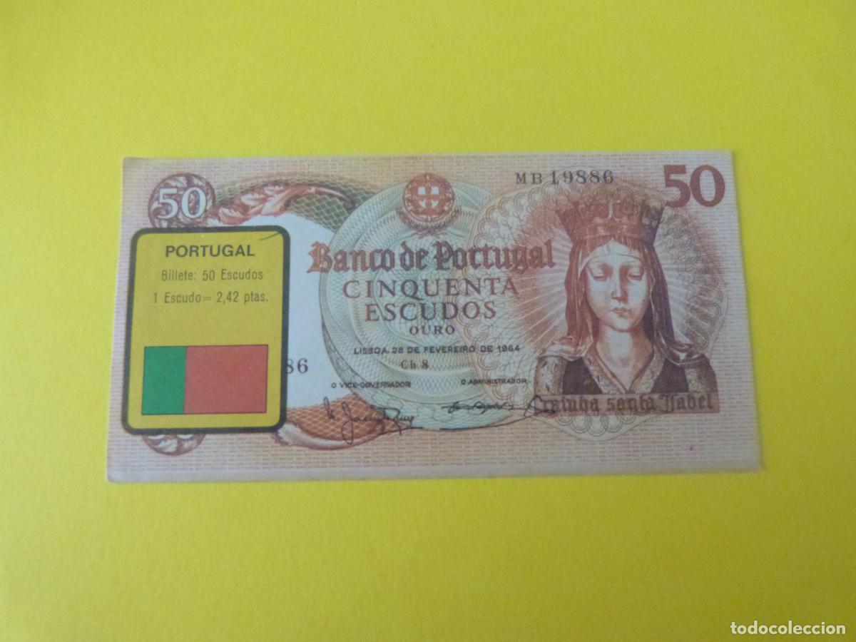 Coleccionismo Cromos antiguos: CROMO PORTUGAL DESPEGADO N&ordm; 186 A&Ntilde;O 1974 ALBUM BILLETES DEL MUNDO ESTE