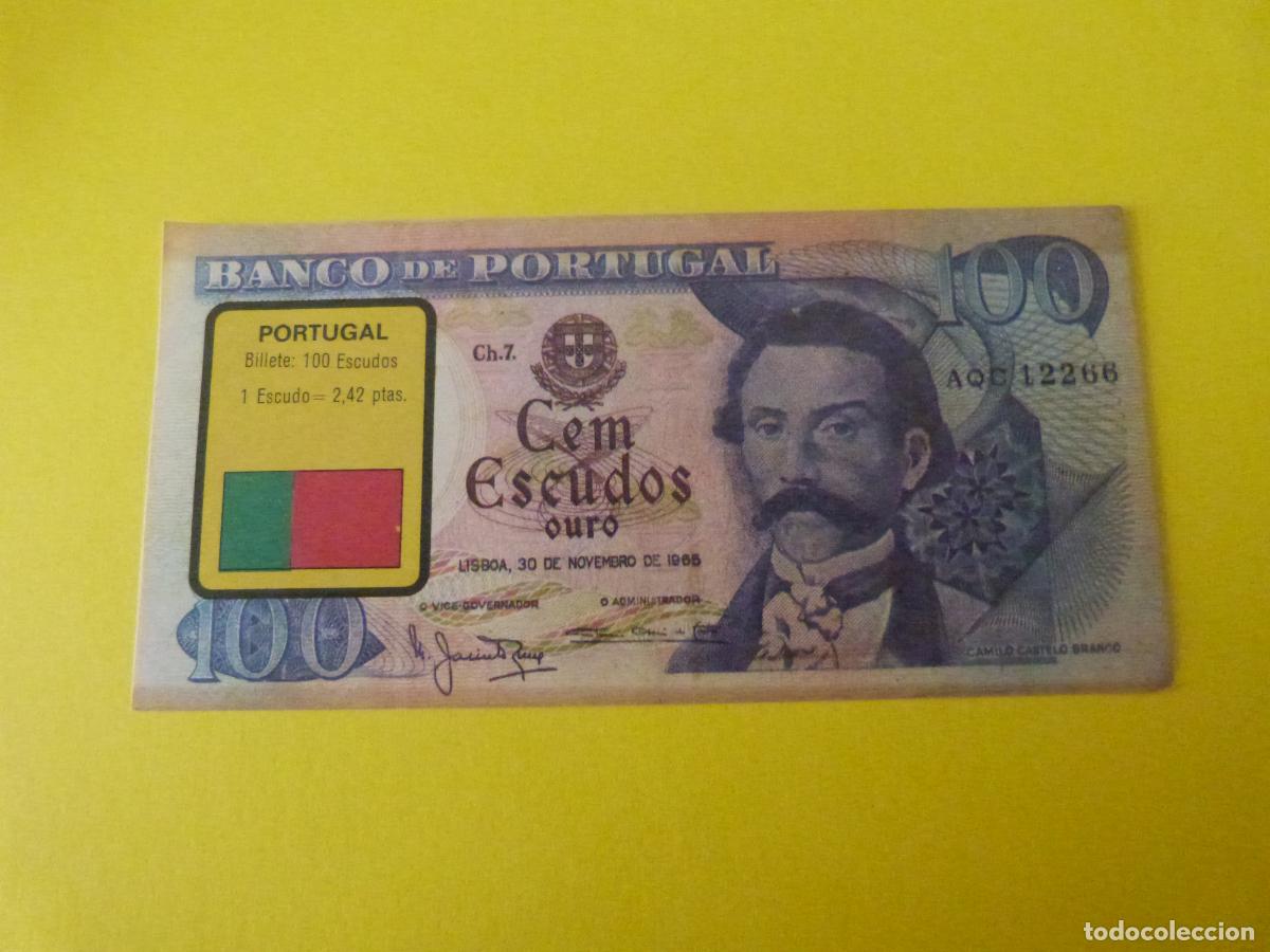 Coleccionismo Cromos antiguos: CROMO PORTUGAL DESPEGADO N&ordm; 187 A&Ntilde;O 1974 ALBUM BILLETES DEL MUNDO ESTE