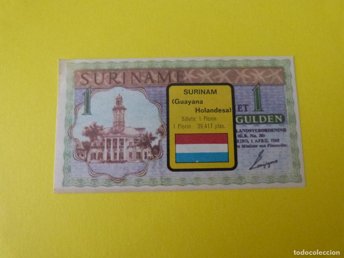 Collezionismo Figurine antiche: CROMO SURINAM GUAYANA HOLANDESA DESPEGADO N&ordm; 213 A&Ntilde;O 1974 ALBUM BILLETES DEL MUNDO ESTE