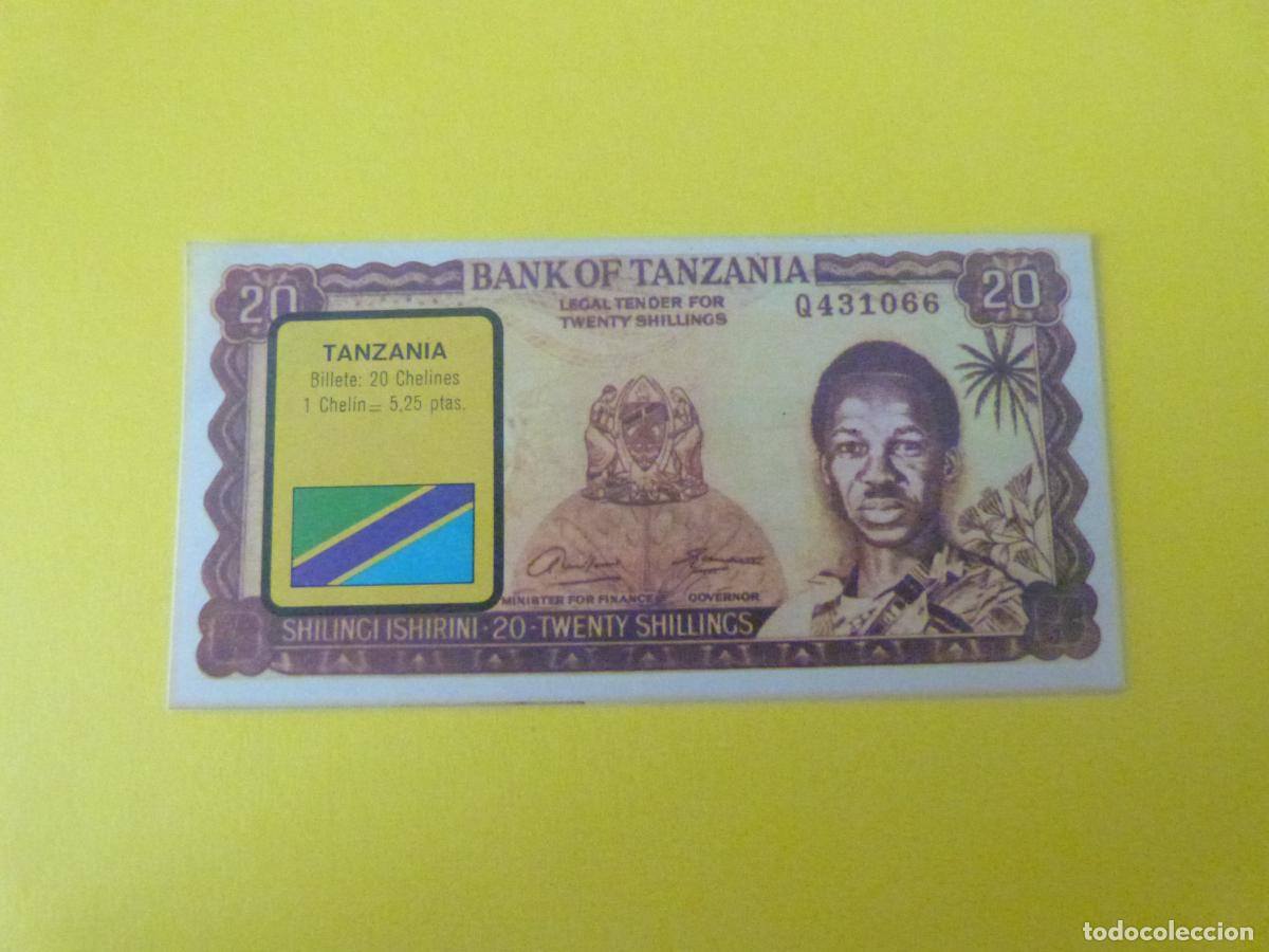 Collezionismo Figurine antiche: CROMO TANZANIA DESPEGADO N&ordm; 216 A&Ntilde;O 1974 ALBUM BILLETES DEL MUNDO ESTE