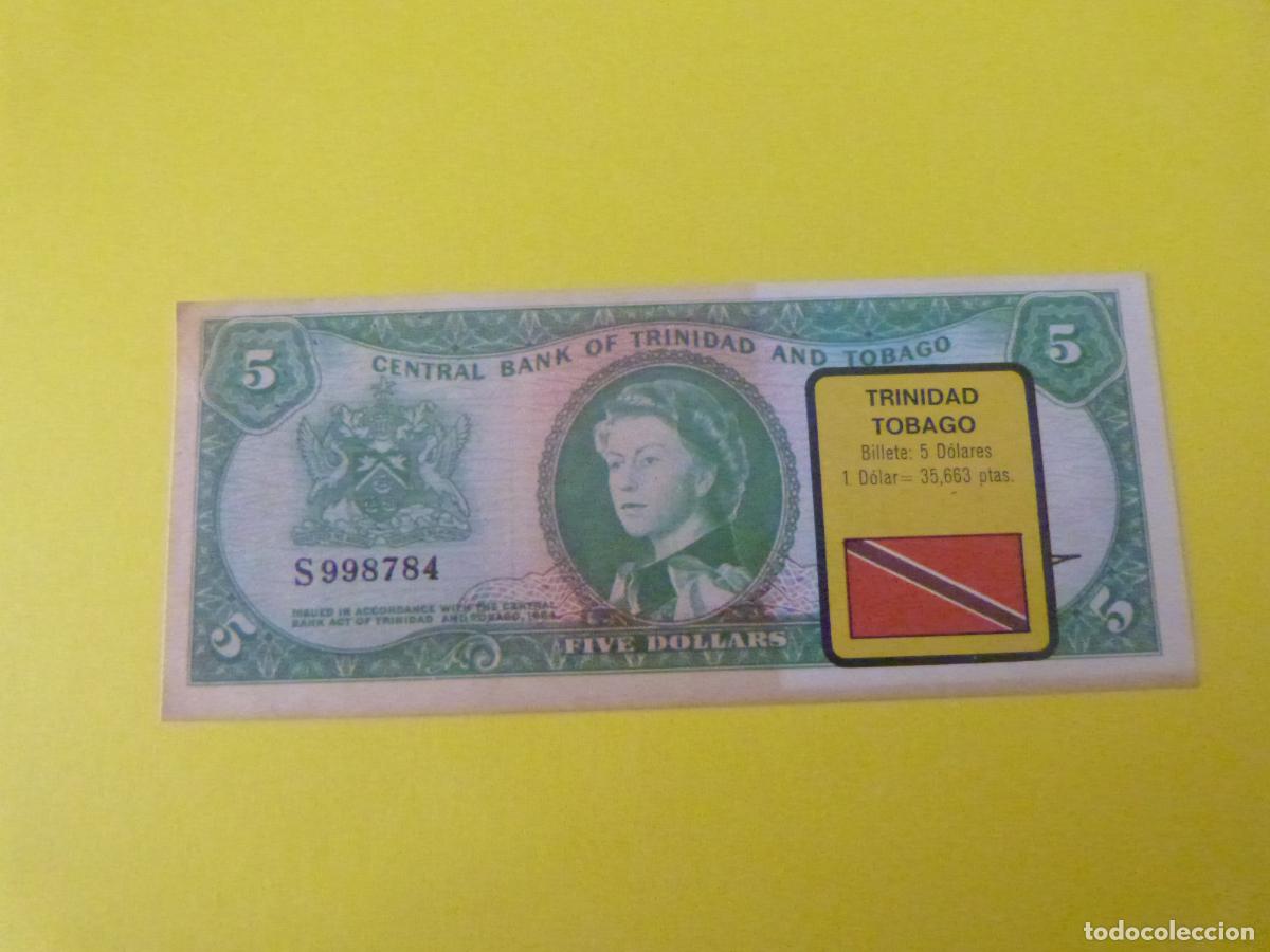 Coleccionismo Cromos antiguos: CROMO TRINIDAD TOBAGO DESPEGADO N&ordm; 217 A&Ntilde;O 1974 ALBUM BILLETES DEL MUNDO ESTE