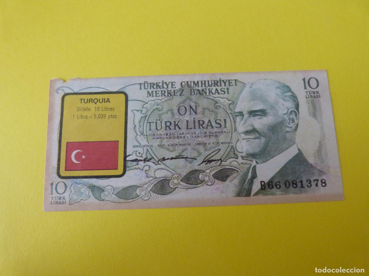 Coleccionismo Cromos antiguos: CROMO TURQUIA DESPEGADO N&ordm; 221 A&Ntilde;O 1974 ALBUM BILLETES DEL MUNDO ESTE