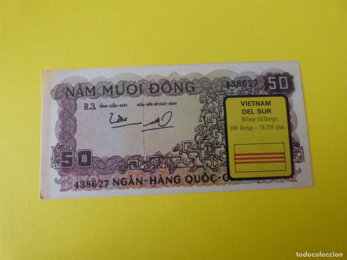 Coleccionismo Cromos antiguos: CROMO VIETNAM DEL SUR DESPEGADO N&ordm; 234 A&Ntilde;O 1974 ALBUM BILLETES DEL MUNDO ESTE